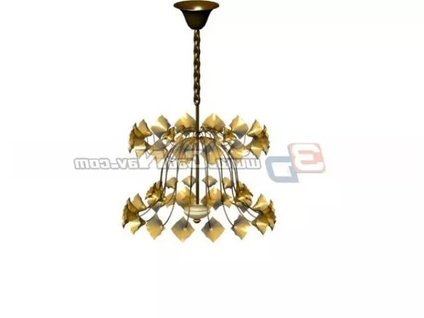 European Design Wrought Iron Chandelier 3d model European Design Wrought Iron Chandelier 3d model