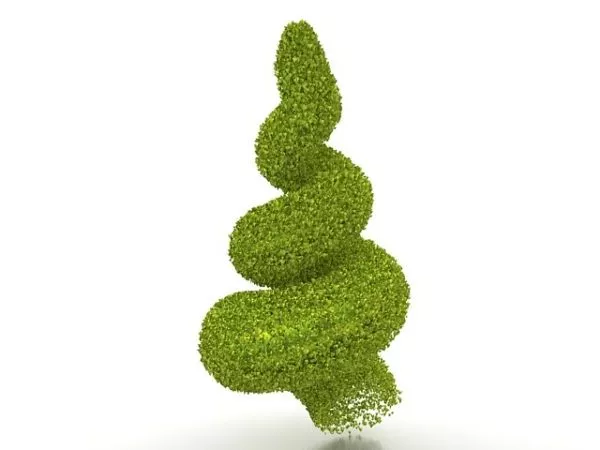 Evergreen Topiary Plant Tree 3d model Evergreen Topiary Plant Tree 3d model