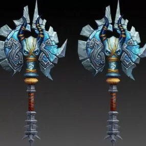 Game Evil War Axe 3d model
