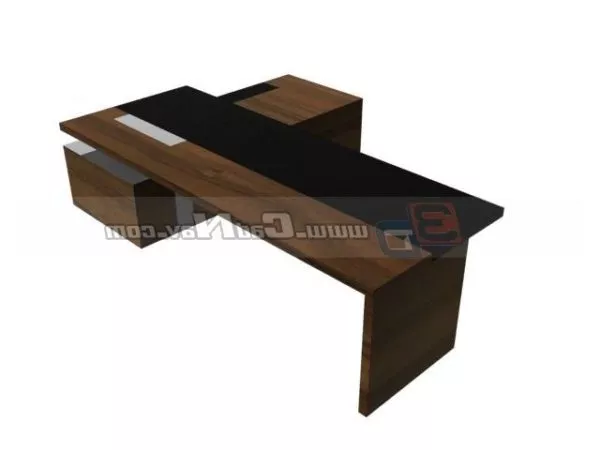 Furniture Executive Desk Table 3d model Furniture Executive Desk Table 3d model