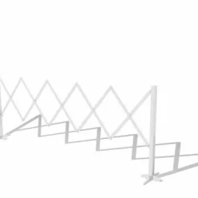 Street Expandable Barricades 3d model