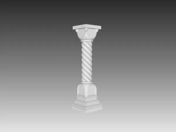 Stone Baluster 3d model