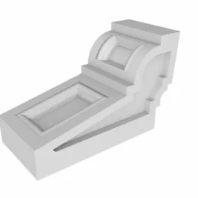 Antique Exterior Corbel 3d model