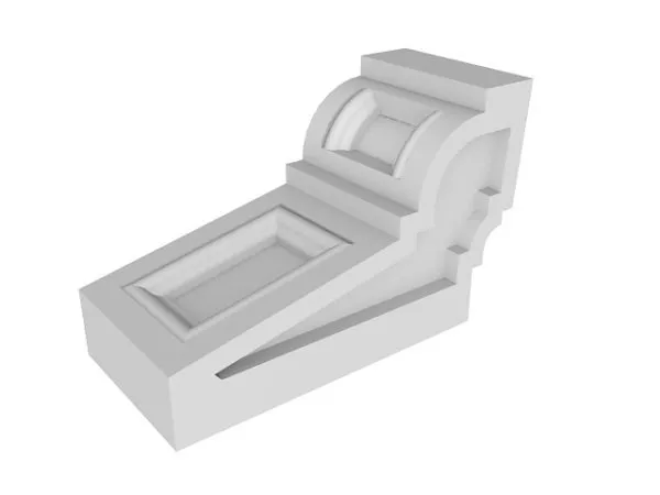 Antique Exterior Corbel 3d model Antique Exterior Corbel 3d model
