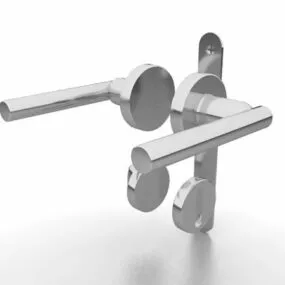 Exterior Door Handle Set Hardware 3d model