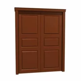 Home Furniture Exterior Double Door 3d model