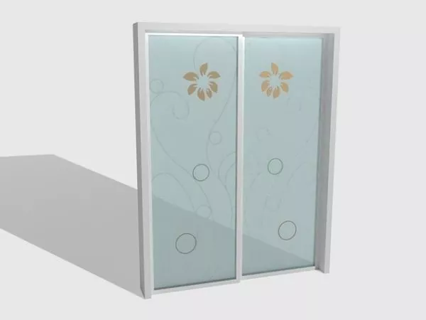Exterior Sliding Glass Door Furniture 3d model Exterior Sliding Glass Door Furniture 3d model