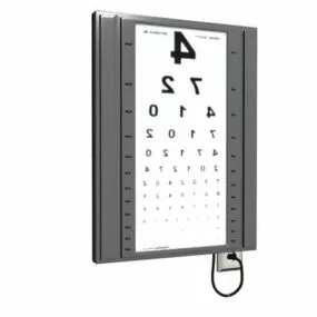 Hospital Eye Examination Box 3d model