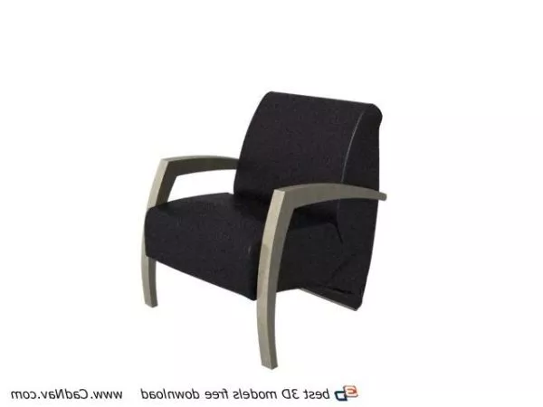Furniture Fabric Accent Chair 3d model Furniture Fabric Accent Chair 3d model