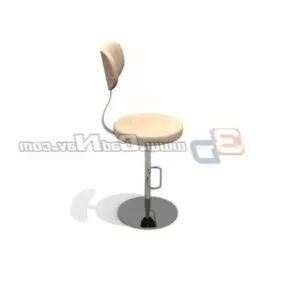Furniture Fabric Bar Stool 3d model