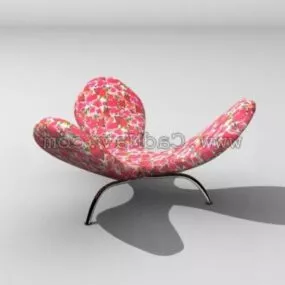 Fabric Furniture Sofa Chaise Lounge 3d model