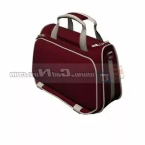 Fabric Fashion Sport Travel Bag 3d model