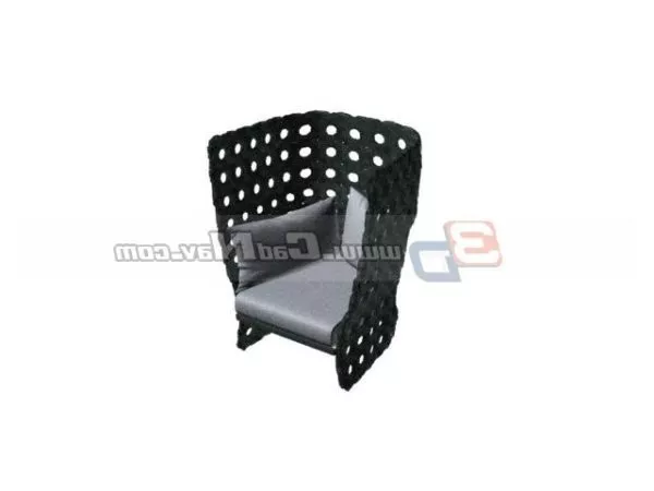 Furniture Fabric Tub Chair 3d model Furniture Fabric Tub Chair 3d model