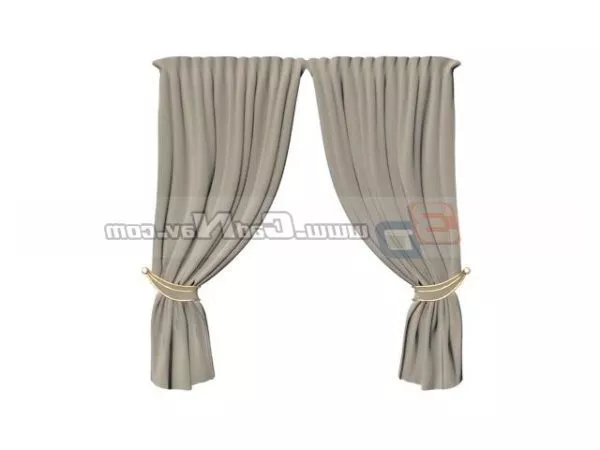 Fabric Window Window Curtain 3d model Fabric Window Window Curtain 3d model
