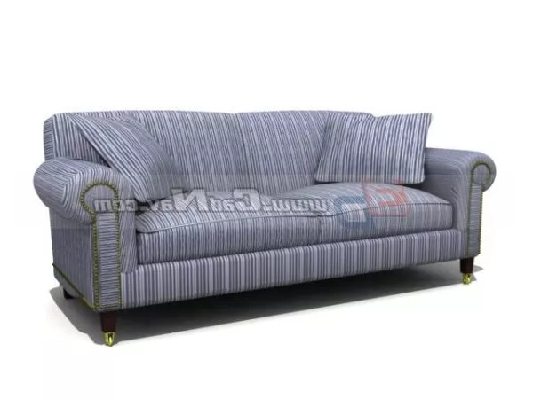 Grey Fabric Material Couple Sofa 3d model Grey Fabric Material Couple Sofa 3d model