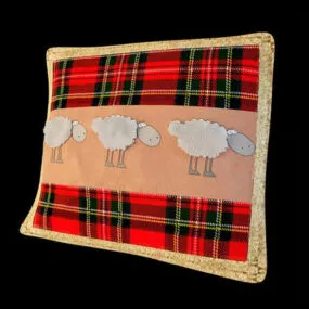 Fabric Throw Pillow Texture Decoration 3d model