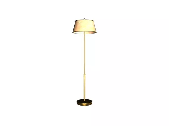 Fabric Home Floor Lamp 3d model Fabric Home Floor Lamp 3d model