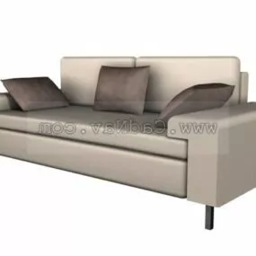Lounge Sofa Fabric Style Design 3d model