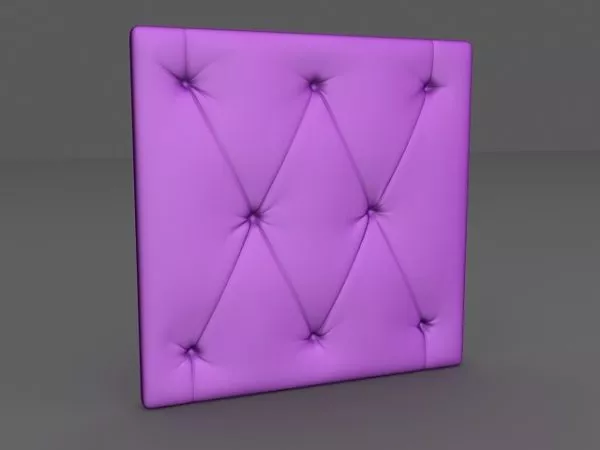 Fabric Padded Wall Furniture 3d model Fabric Padded Wall Furniture 3d model