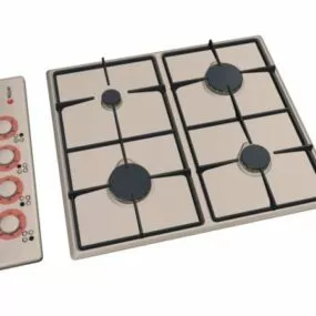 Fagor Kitchen Gas Cooktop 3d model