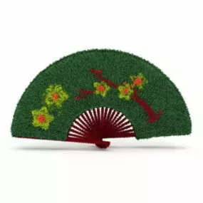 Fan Garden Topiary Decoration 3d model