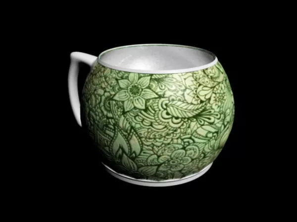 Plastic Coffee Mug 3d model
