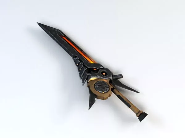 Gaming Fantasy Sword 3d model Gaming Fantasy Sword 3d model