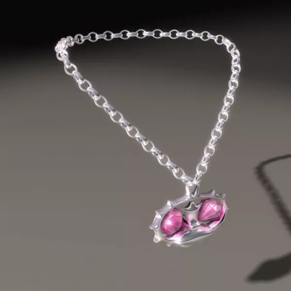 Gold Necklace 3d model