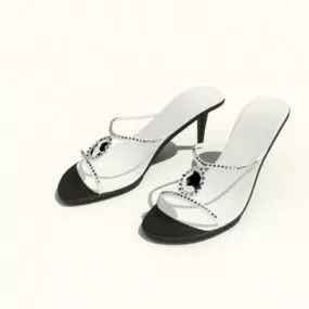 Fashion Style Lady Sandal 3d model
