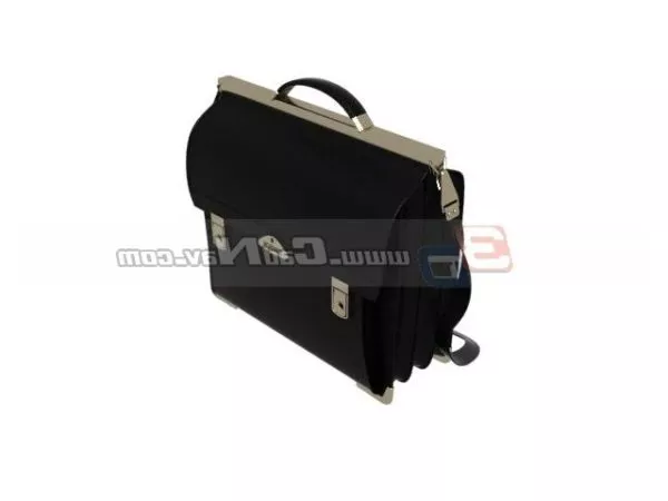 Fashion Office Leather Briefcase 3d model Fashion Office Leather Briefcase 3d model