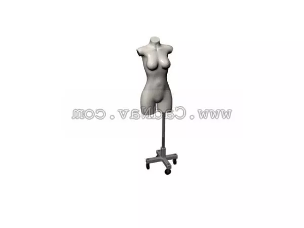 Mannequin Character With Winter Cap 3d model