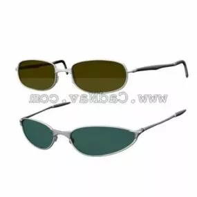 Modern Fashion Plastic Sunglasses 3d model