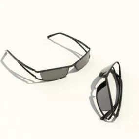 Fashion Modern Sunglasses 3d model
