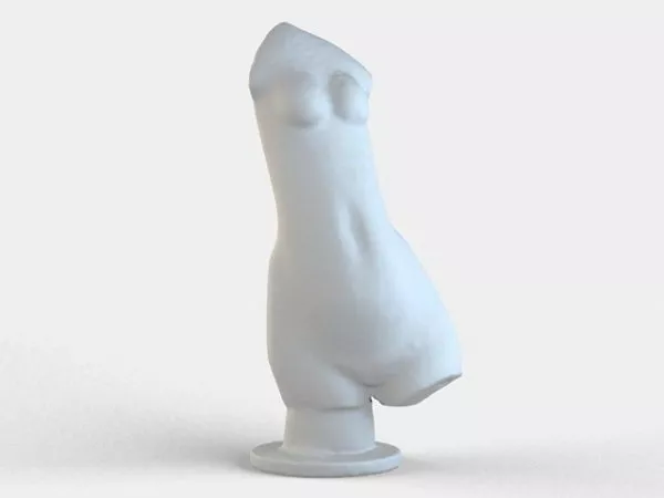 Antique Female Body Statue 3d model Antique Female Body Statue 3d model