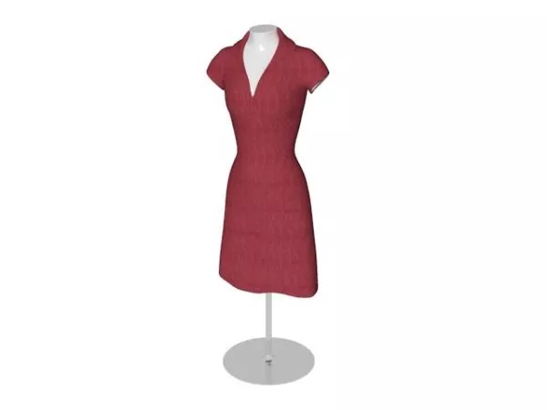 Mannequin With Stand 3d model