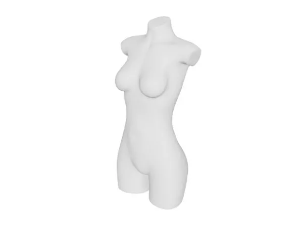 Mannequin With Stand 3d model