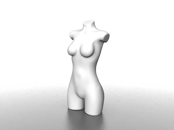 Mannequin Mermaid Skirt 3d model
