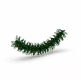 Fir Christmas Chain Decoration 3d model