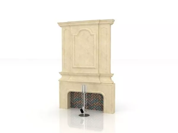Fireplace Mantels Decoration With Tool 3d model Fireplace Mantels Decoration With Tool 3d model