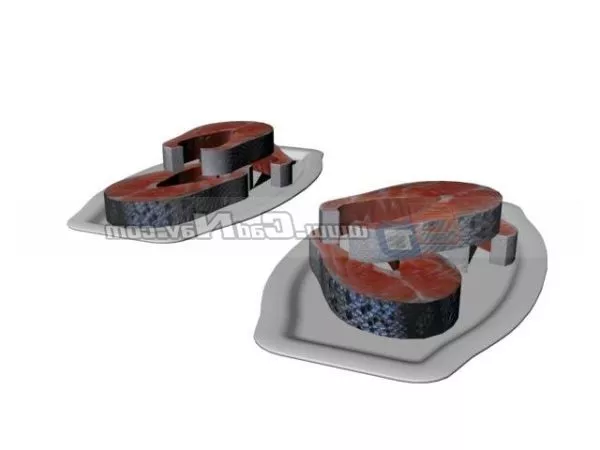 Fish Fillet Food 3d model Fish Fillet Food 3d model