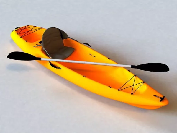 Double Seats Kayak 3d model