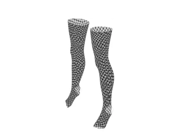 Women Fishnet Stockings 3d model Women Fishnet Stockings 3d model