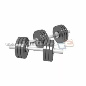 Fitness Sport Training Dumbbell 3d model