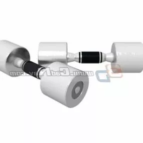 Fixed Dumbbell Gym Equipment 3d model
