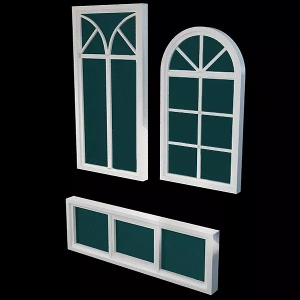 Home Fixed Window Collection 3d model Home Fixed Window Collection 3d model