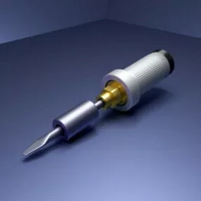 Home Tool Flat Head Screwdriver 3d model