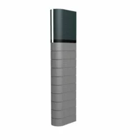 Flat Column Decoration 3d model