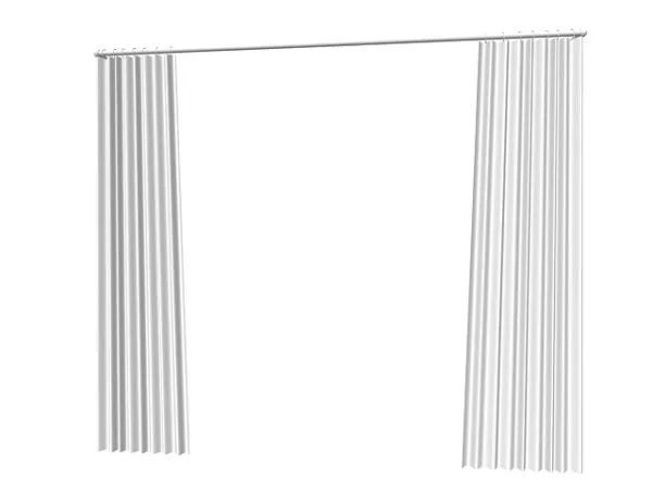 Flat Panel Home Curtains 3d model Flat Panel Home Curtains 3d model