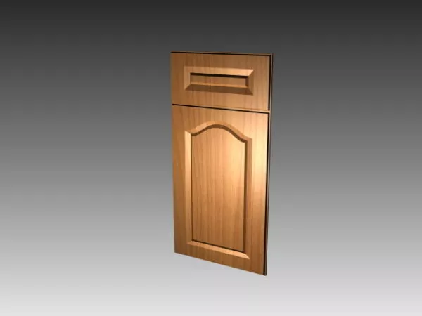 Decorative Panel Orange Shaped 3d model