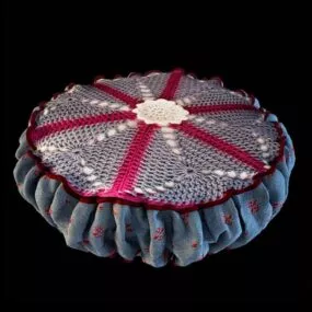 Decorative Floor Cushion Pillow 3d model